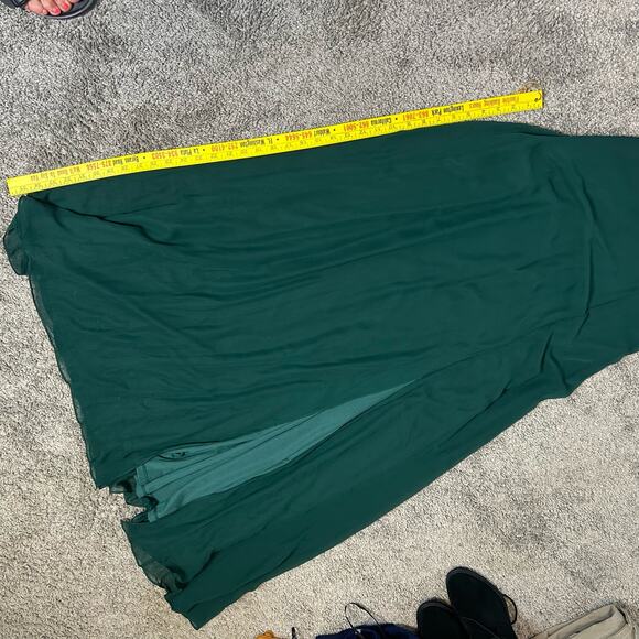 Birdy Grey Gown Size Small Hunter Green Prom Bridal - Picture 8 of 12